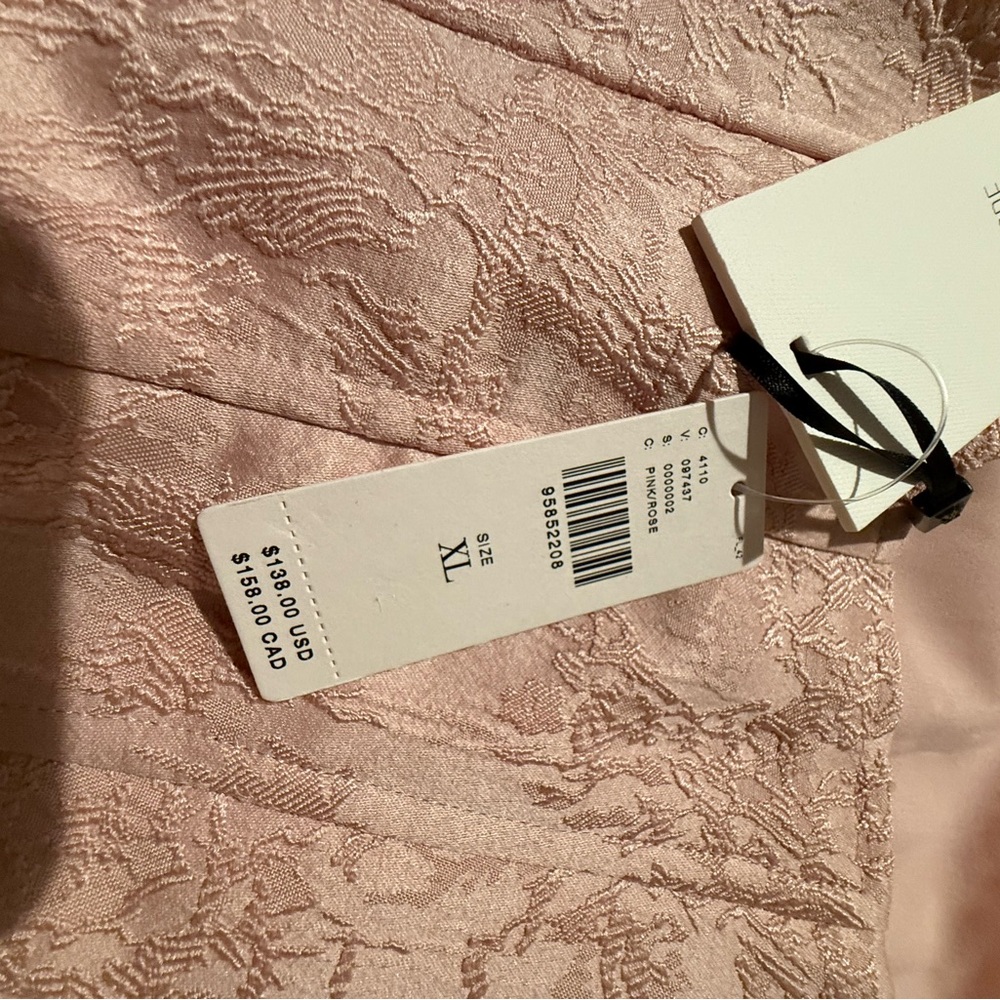 Chic Side Peplum Corset Top. Baby / light pink. New with Tags. - Picture 4 of 10